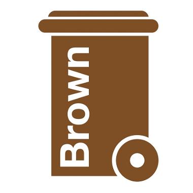 image of a brown bin