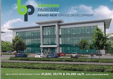 Digital image of the proposed new Buckshaw Parkway development
